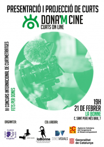 Barcelona: Presentació de la IV edició de DONA’M CINE @ La Bonne, Centre de Cultura de Dones Francesca Bonnemaison